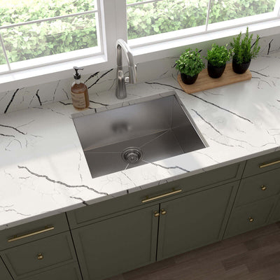 SS 16 GAU HANDCRAFTED SINGLE BOWL-2318 Kitchen Sinks - Shop at Home Craft Studio - 6
