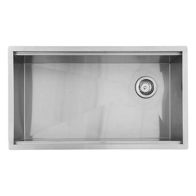 SS 16 GAU HANDCRAFTED WORKSTATION SINGLE BOWL-3319 Kitchen & Vanity Sinks - Shop at Home Craft Studio - 6