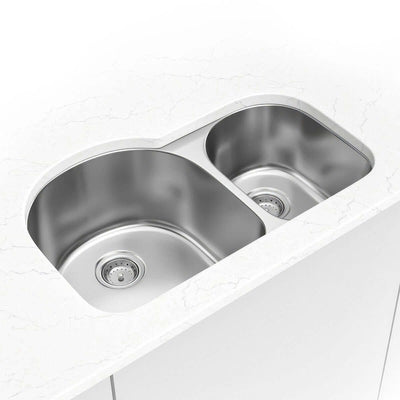 SS 18 GAU DOUBLE BOWL 60/40-3120 Kitchen Sinks - Shop at Home Craft Studio - 1