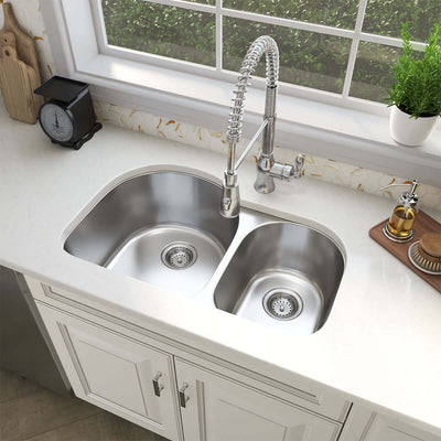 SS 18 GAU DOUBLE BOWL 60/40-3120 Kitchen Sinks - Shop at Home Craft Studio - 3