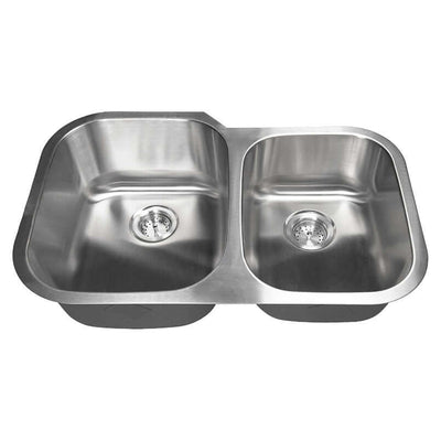 SS 18 GAU DOUBLE BOWL 60/40-3120S Kitchen Sinks - Shop at Home Craft Studio - 6