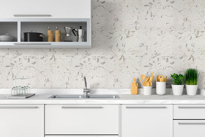 STATUARIO CELANO 2 HEXAGON Mosaic, Floor or Wall Tile - Shop at Home Craft Studio - 4