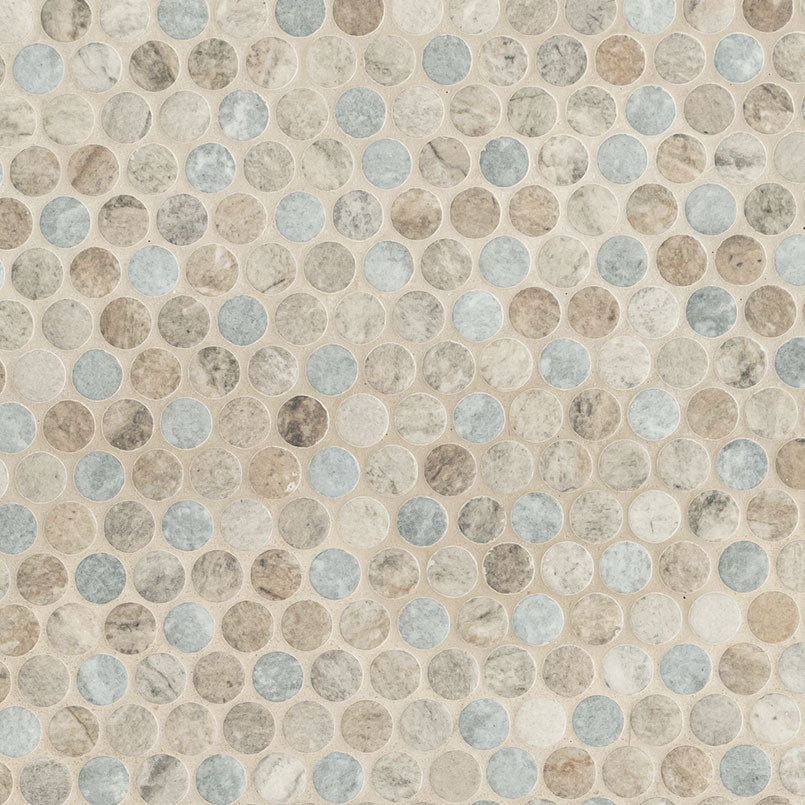 STONELLA PENNY ROUND Mosaic, Wall Tile - Shop at Home Craft Studio - 1