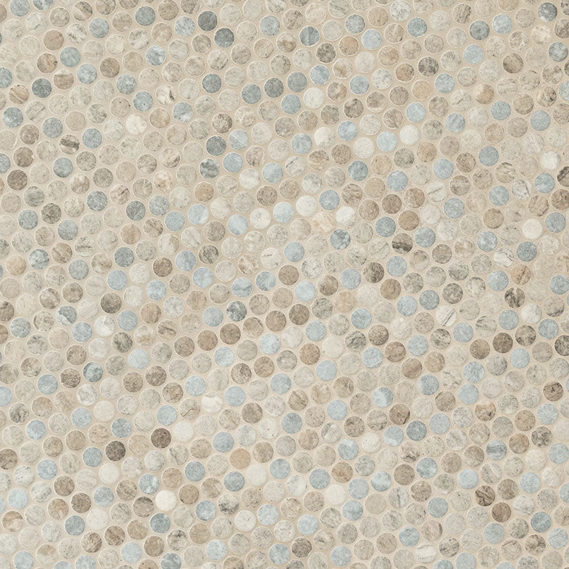 STONELLA PENNY ROUND Mosaic, Wall Tile - Shop at Home Craft Studio - 3