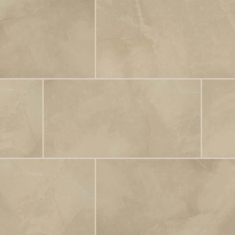 Sande Cream 24X48 Polished Floor or Wall Tile - Shop at Home Craft Studio - 1