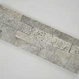 Silver Travertine Mini Panel Corner Stacked Stone M Series Panels - Shop at Home Craft Studio - 2
