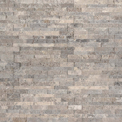 Silver Versailles Tumbled Pattern Floor or Wall Tile, Mosaic - Shop at Home Craft Studio - 6