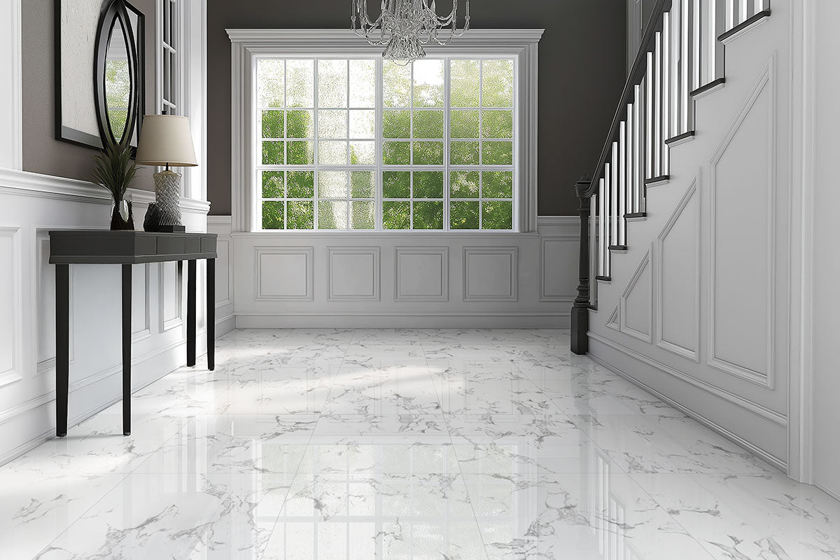Statuario 3X18 Bullnose Matte Floor or Wall Tile - Shop at Home Craft Studio - 6