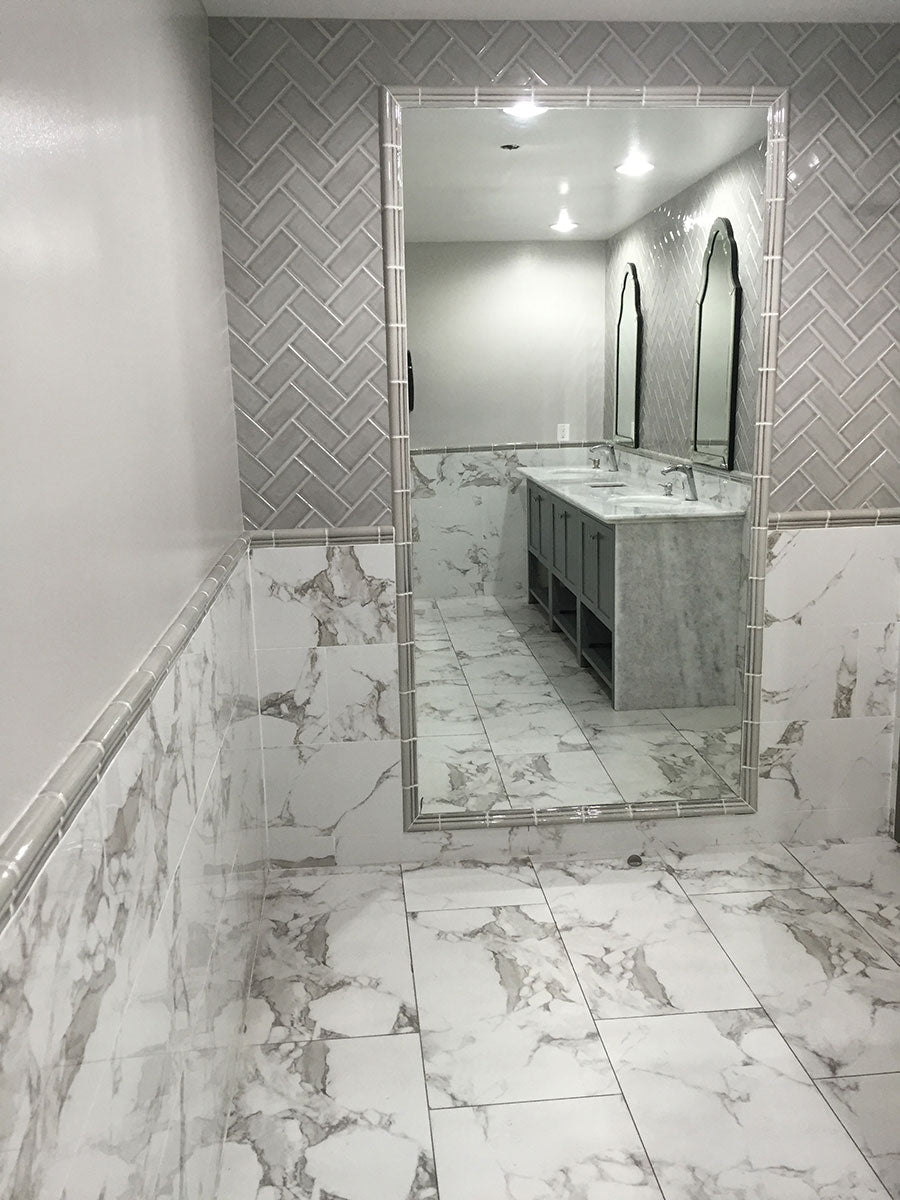 Statuario 3X18 Bullnose Matte Floor or Wall Tile - Shop at Home Craft Studio - 8