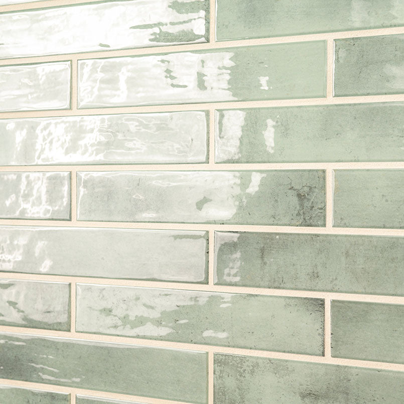 Stella Emerald 2X10 Glossy Ceramic - Shop at Home Craft Studio - 3