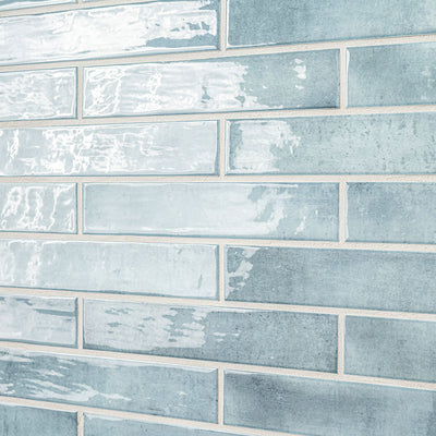 Stella Oceano 2X10 Glossy Ceramic Wall Tile - Shop at Home Craft Studio - 3
