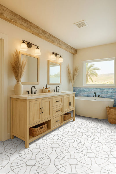 Stella Oceano 2X10 Glossy Ceramic Wall Tile - Shop at Home Craft Studio - 7