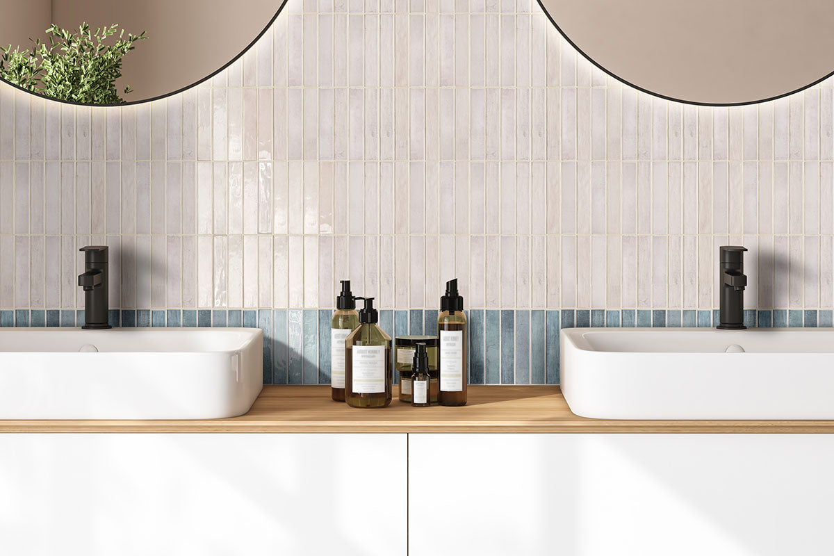 Stella Oceano 2X10 Glossy Ceramic Wall Tile - Shop at Home Craft Studio - 9
