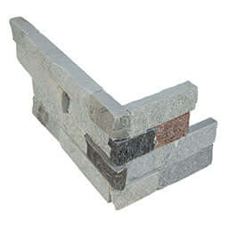 Sunset Silver Splitface Ledger Corner Stacked Stone - Shop at Home Craft Studio - 7
