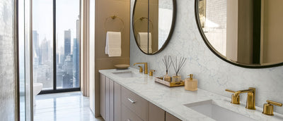 Calacatta Azulean Countertops - Shop at Home Craft Studio - 5