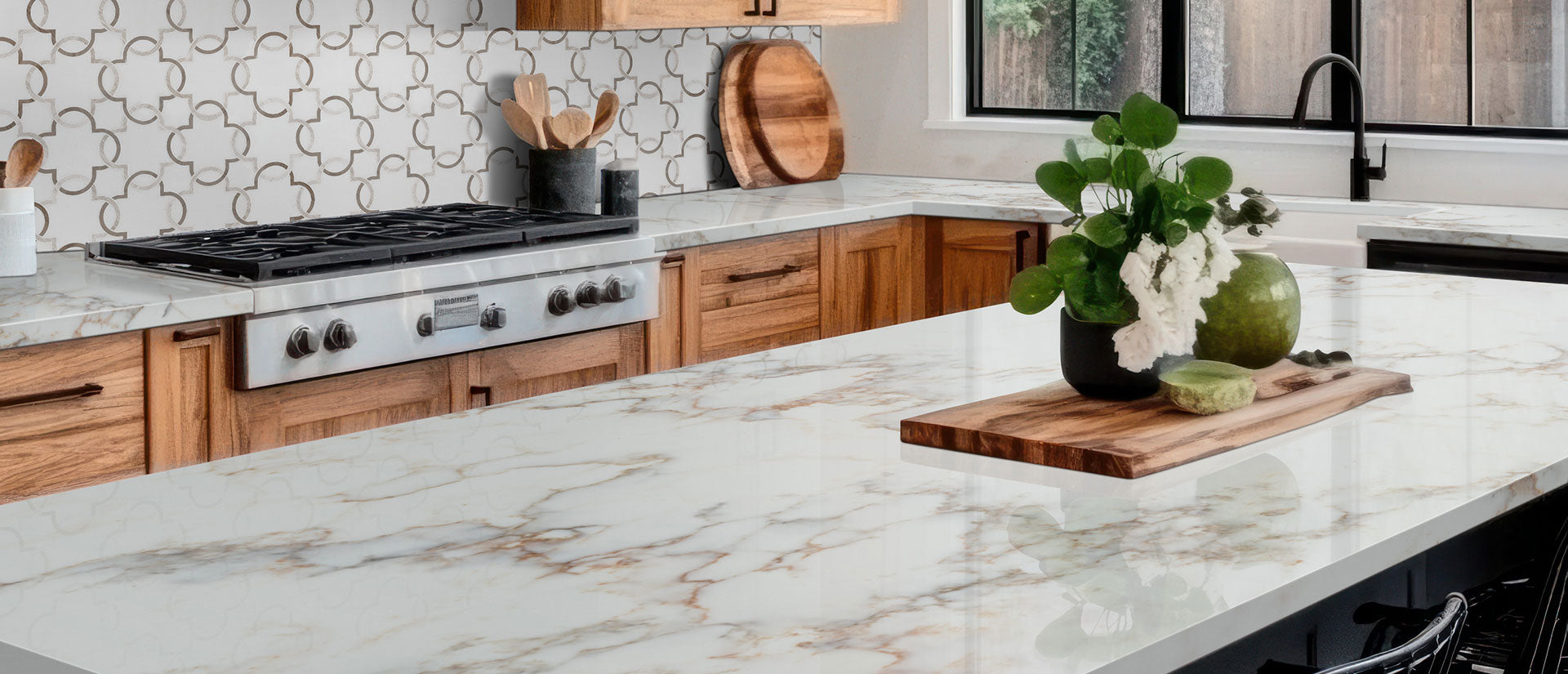 Calacatta Cinela Countertops - Shop at Home Craft Studio - 5