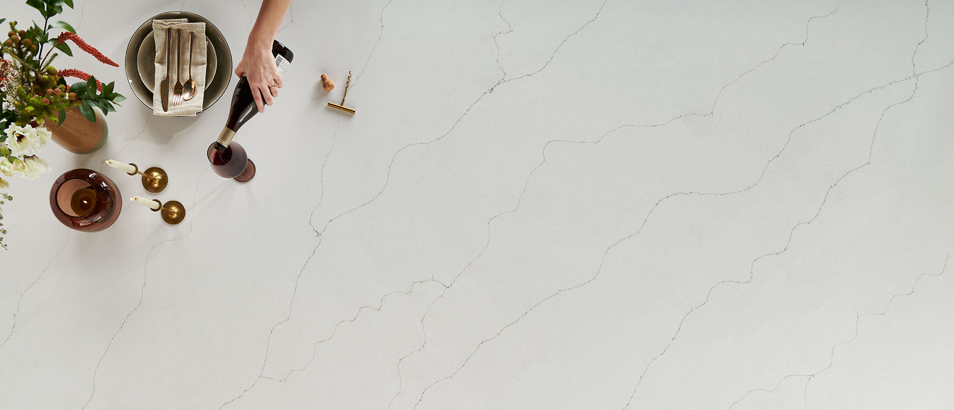 Calacatta Duolina Countertops - Shop at Home Craft Studio - 3