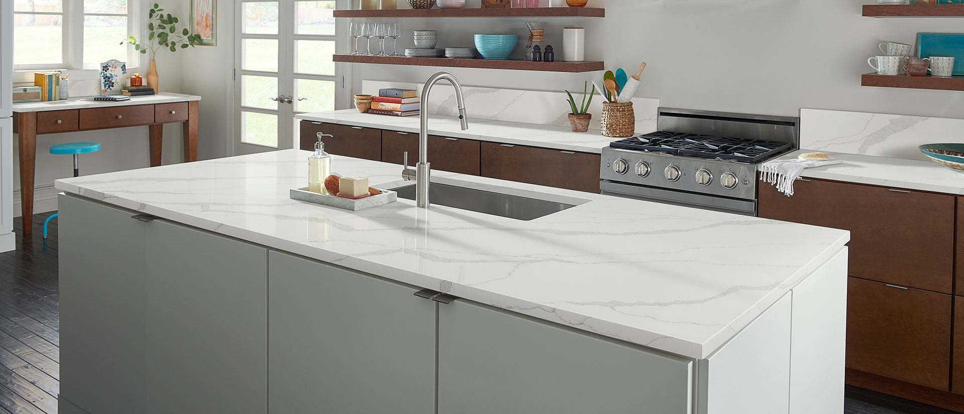 Calacatta Idillio Countertops - Shop at Home Craft Studio - 9