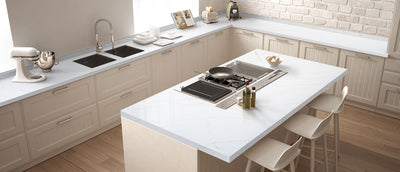 Calacatta Miraggio Gold Countertops - Shop at Home Craft Studio - 4