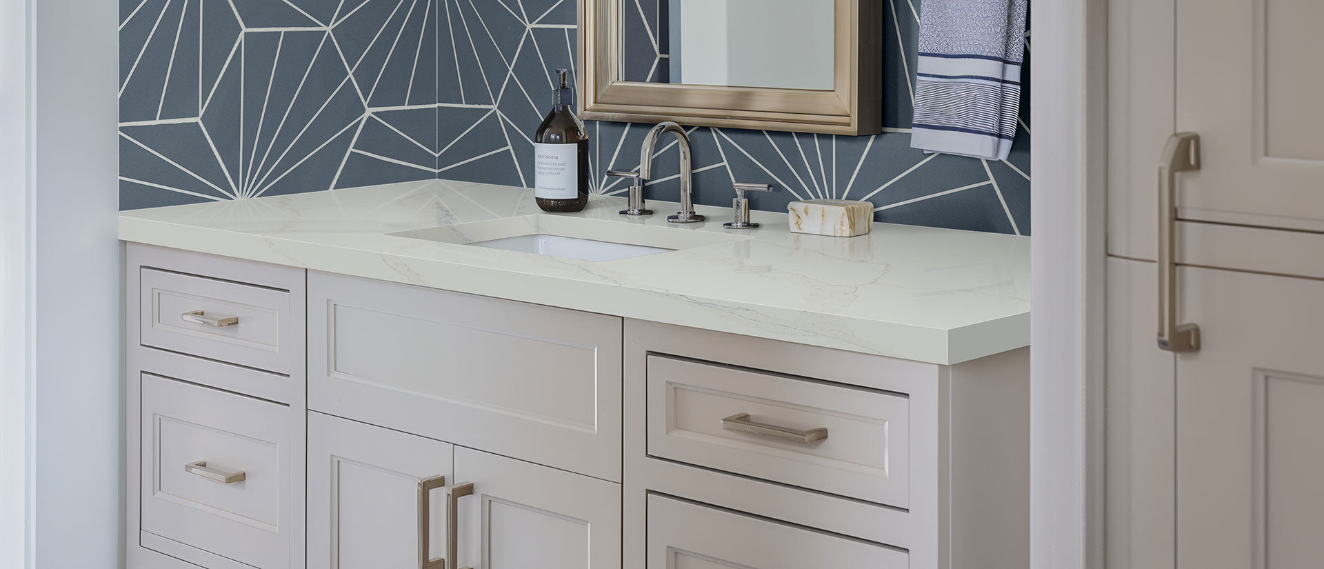 Calacatta Safyra Countertops - Shop at Home Craft Studio - 4