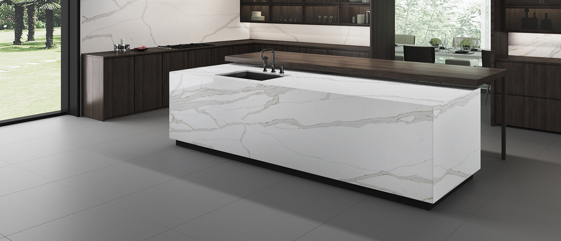 Calacatta Solessio Countertops - Shop at Home Craft Studio - 3
