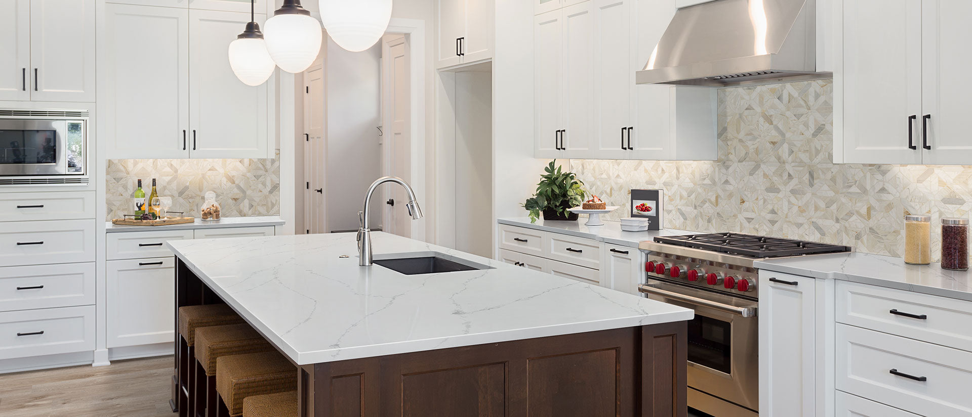 Calacatta Ultra Countertops - Shop at Home Craft Studio - 3