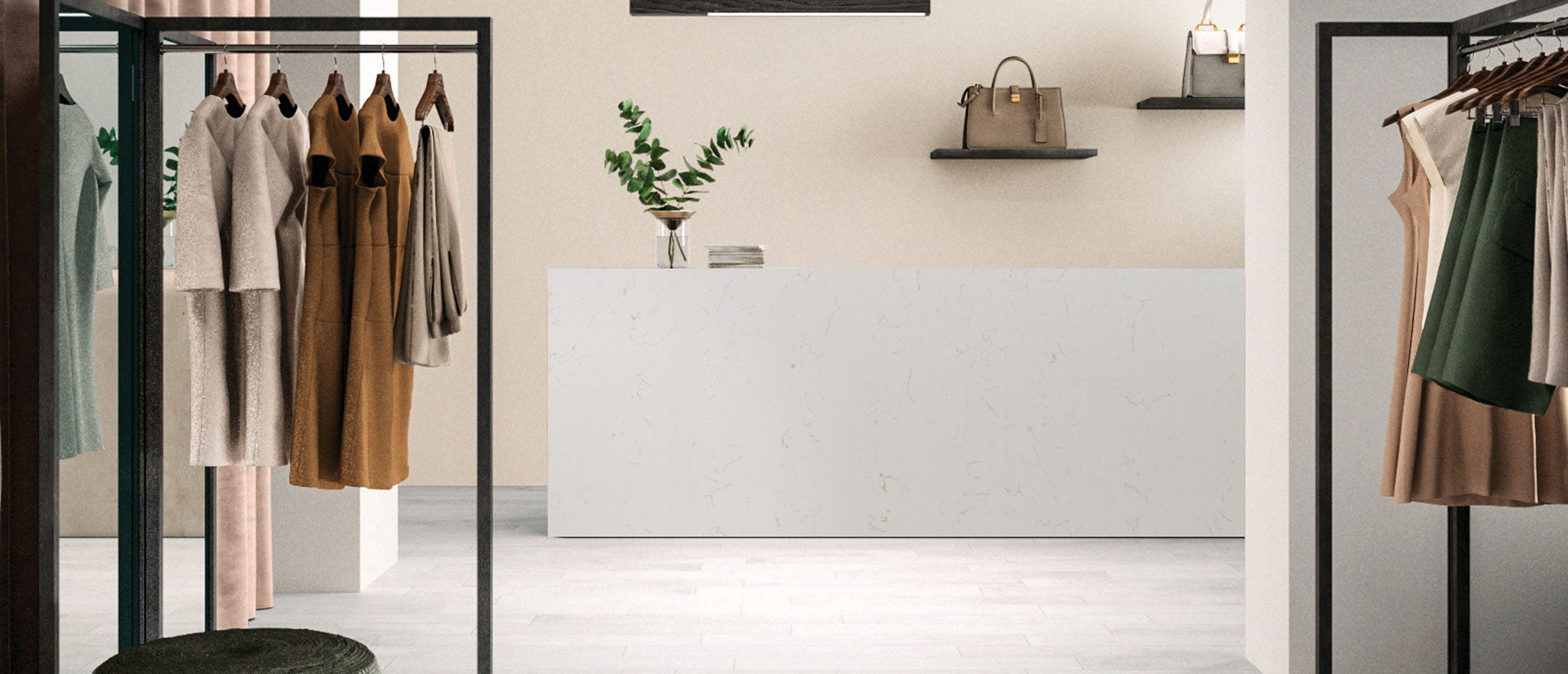 Carrara Trigato Countertops - Shop at Home Craft Studio - 3