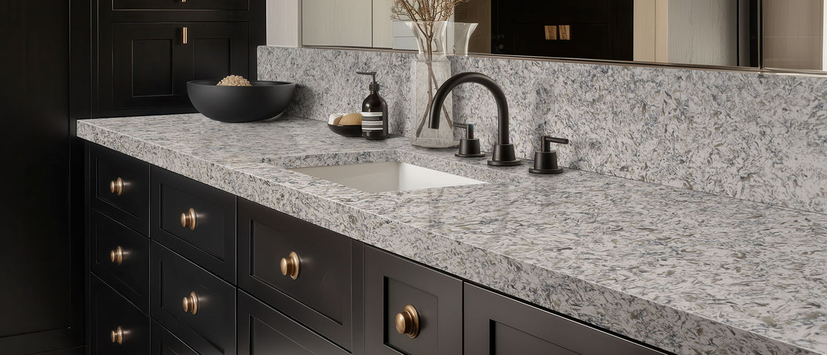 MSI Montclair White Quartz Countertop Countertops - Shop at Home Craft Studio - 5