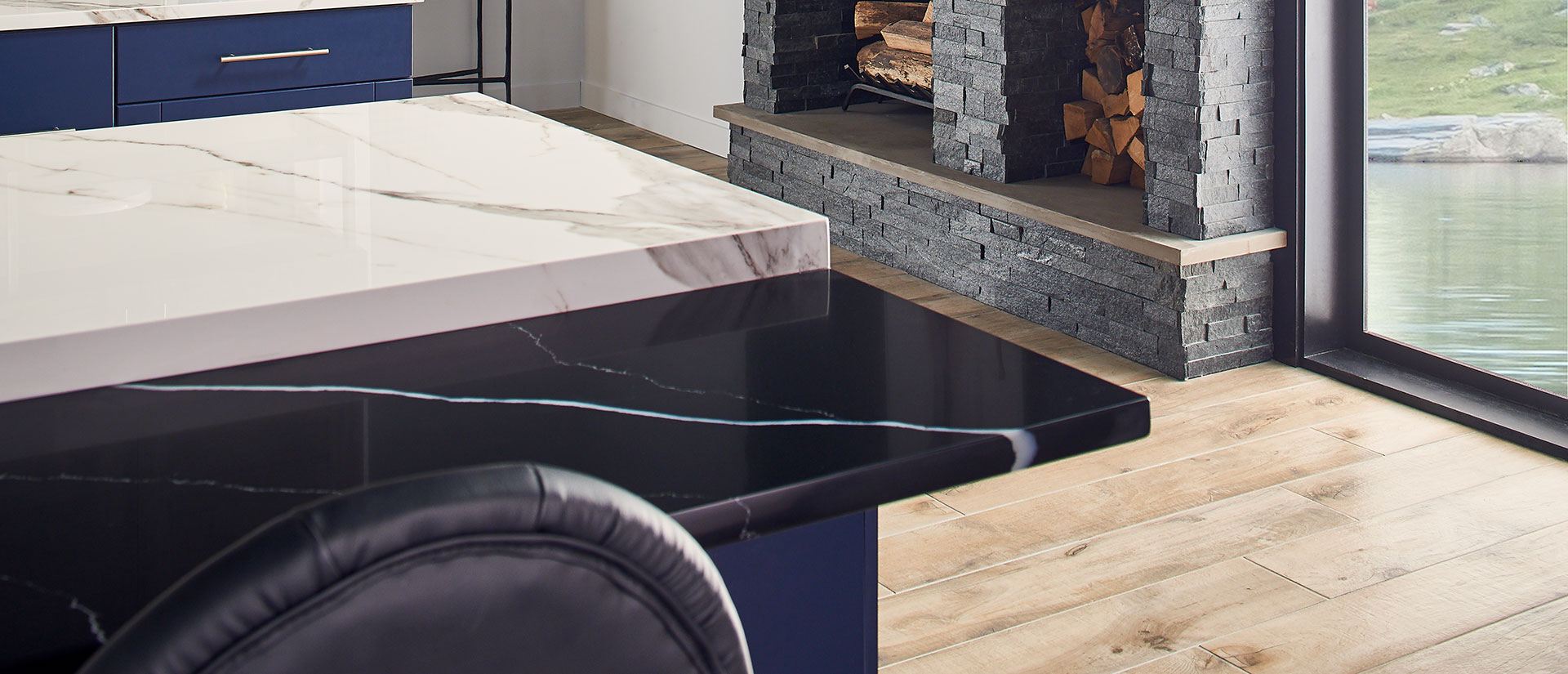 Marquina Midnight Countertops - Shop at Home Craft Studio - 6