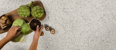 Peppercorn White Countertops - Shop at Home Craft Studio - 3
