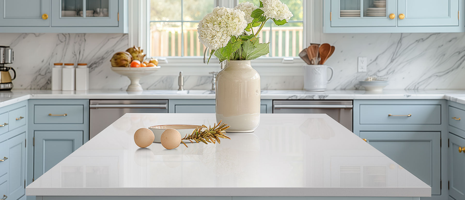 Stellar White Countertops - Shop at Home Craft Studio - 4