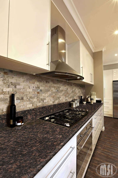 TAN BROWN 12X12 POLISHED Granite Tile - Shop at Home Craft Studio - 5