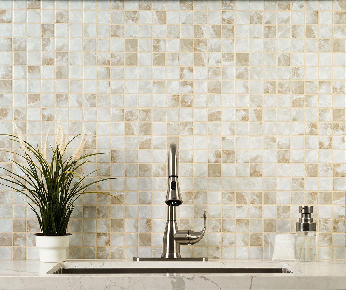 TERRA ONYX MATTE 2X2 Mosaic, Floor or Wall Tile - Shop at Home Craft Studio - 4