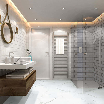TRECENTO CALACATTA SERRA 12x24 Luxury Vinyl Tile - Shop at Home Craft Studio - 3