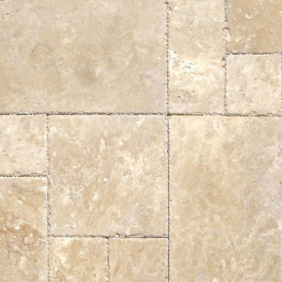 Tuscany Beige Versailles Hufc Pattern Outdoor Tile - Shop at Home Craft Studio - 1