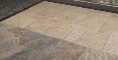Tuscany Beige Versailles Hufc Pattern Outdoor Tile - Shop at Home Craft Studio - 2