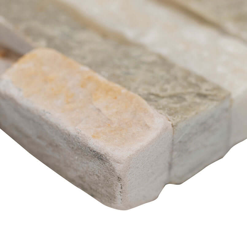 Tuscany Scabas Travertine Corner Stacked Stone Panels - Shop at Home Craft Studio - 3