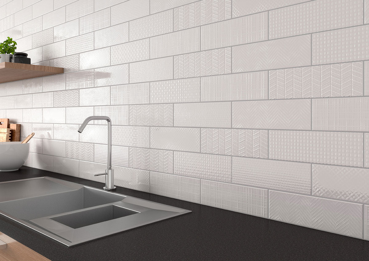 URBANO DUSK 3D MIX 4X12 Wall Tile, Backsplash - Shop at Home Craft Studio - 8