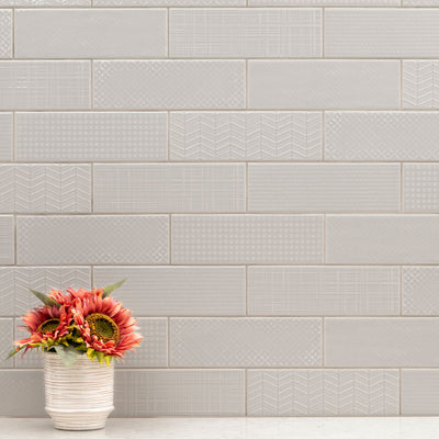 URBANO DUSK 3D MIX 4X12 Wall Tile, Backsplash - Shop at Home Craft Studio - 9