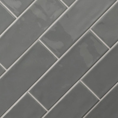 URBANO GRAPHITE 4X12 GLOSSY BULLNOSE Wall Tile, Bullnose - Shop at Home Craft Studio - 2