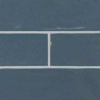 URBANO NAVY 4X12 GLOSSY BULLNOSE Bullnose - Shop at Home Craft Studio - 1