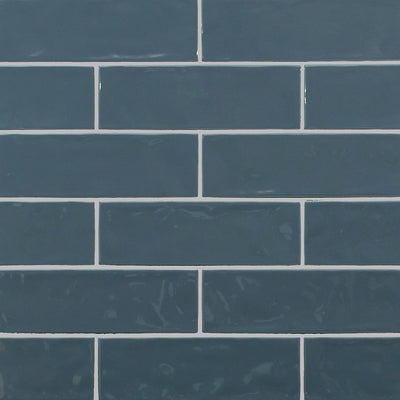 URBANO NAVY 4X12 GLOSSY BULLNOSE Bullnose - Shop at Home Craft Studio - 4