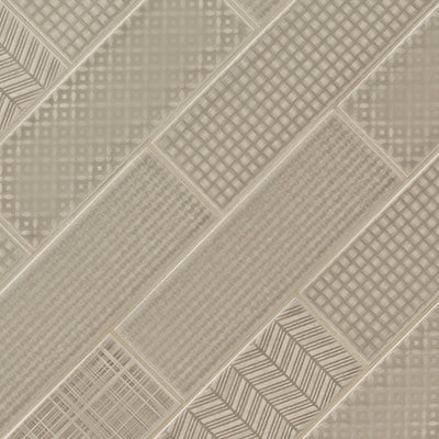 URBANO WARM CONCRETE 3D MIX 4X12 Wall Tile - Shop at Home Craft Studio - 2