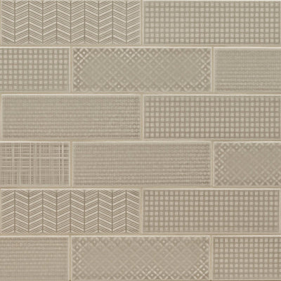 URBANO WARM CONCRETE 3D MIX 4X12 Wall Tile - Shop at Home Craft Studio - 4