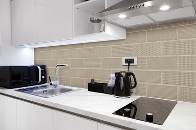 URBANO WARM CONCRETE 3D MIX 4X12 Wall Tile - Shop at Home Craft Studio - 7