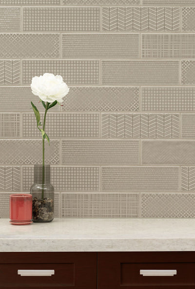 URBANO WARM CONCRETE 3D MIX 4X12 Wall Tile - Shop at Home Craft Studio - 9