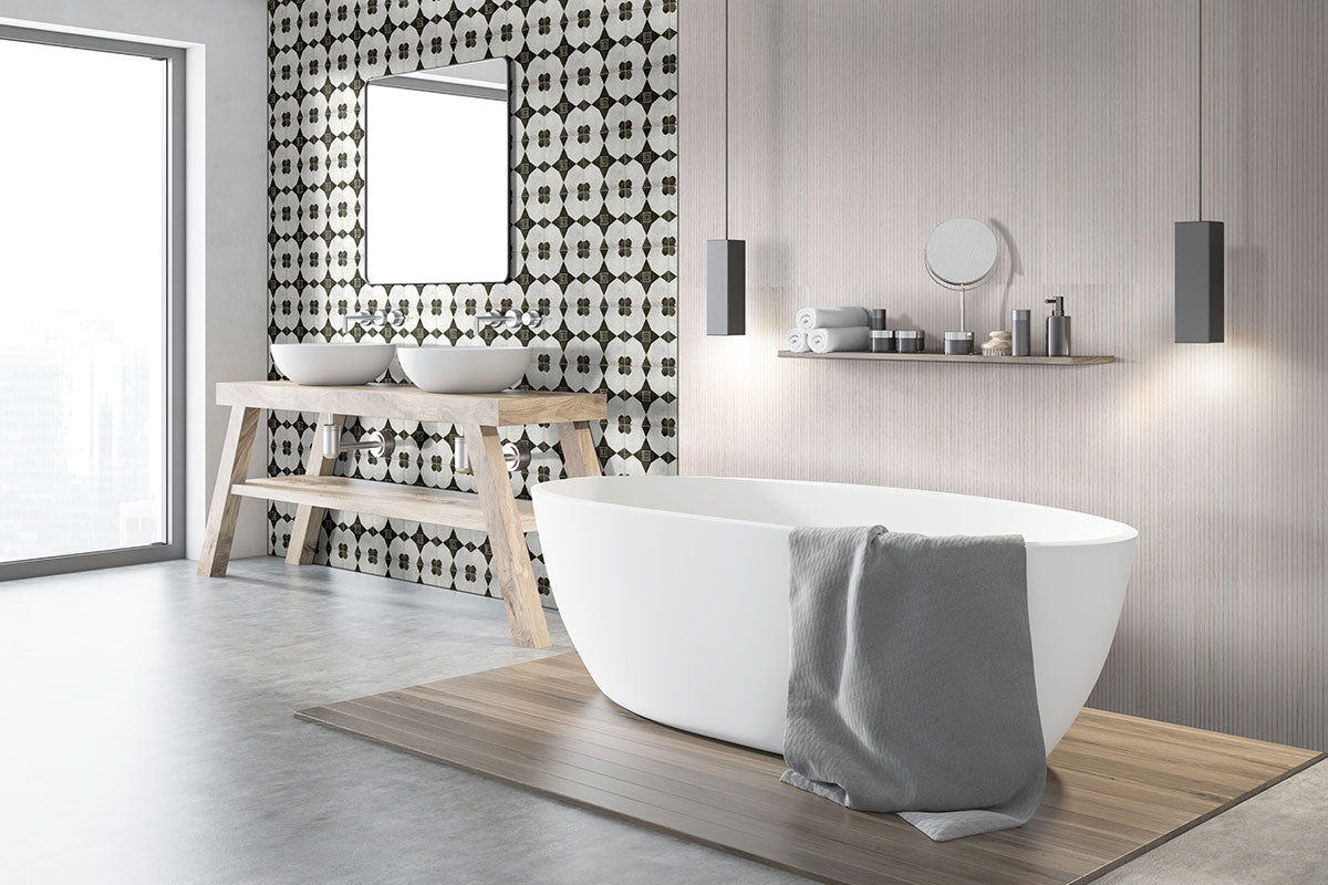 Urbanslat White 16X48 Ceramic Wall Tile - Shop at Home Craft Studio - 6