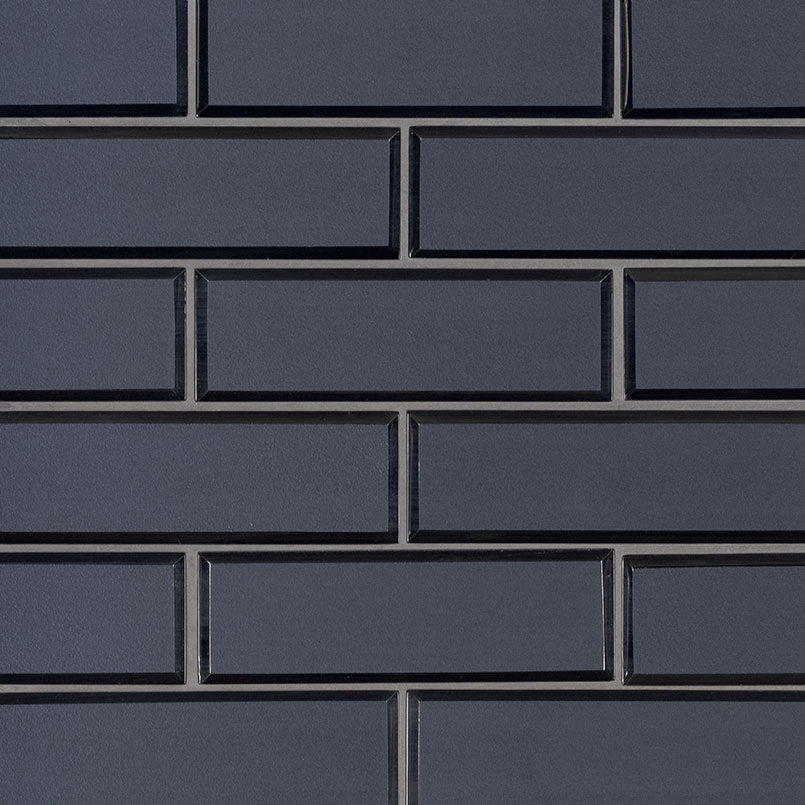 VAGUE BLUE SUBWAY Glass Tile - Shop at Home Craft Studio - 1