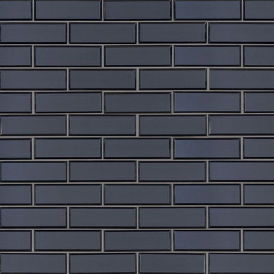 VAGUE BLUE SUBWAY Glass Tile - Shop at Home Craft Studio - 2