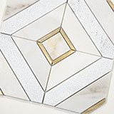 VERONA GOLD PATTERN Backsplash & Wall Tile - Shop at Home Craft Studio - 4